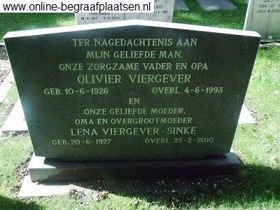 Olivier Viergever 1926-1993 and Lena Sinke 1927-2010